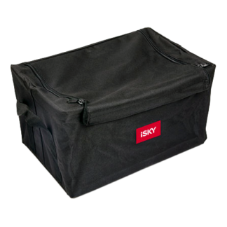 Органайзер с крышкой в багажник iSky, полиэстер, 35×23×21см, черный