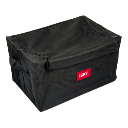 Органайзер с крышкой в багажник iSky, полиэстер, 35×23×21см, черный