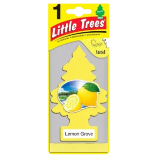 Ароматизатор ёлочка LITTLE TREES Лимон (Lemon Grove)