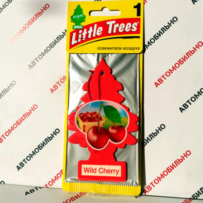 Ароматизатор ёлочка LITTLE TREES Дикая вишня (Wild Cherry)
