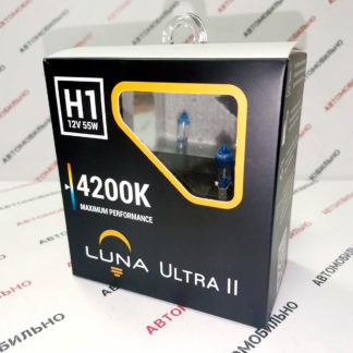 Автолампа галогенная LUNA Ultra II H1 4200K