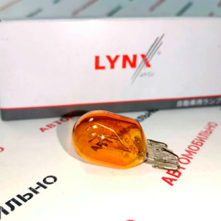 Автолампа бесцокольная, оранжевая LYNX W21/5W W3х16d Amber