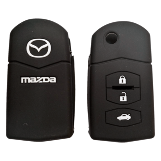 Чехол на ключ силиконовый Mazda (mz-02) выкидной ключ