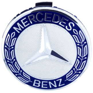 Колпачок для диска Mercedes-Benz 75 мм blue, 01345