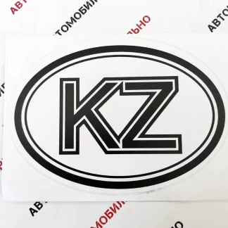 Наклейка овальная KZ