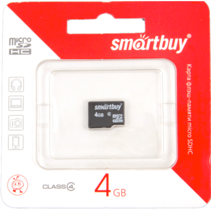 microSDHC Smartbuy 4GB