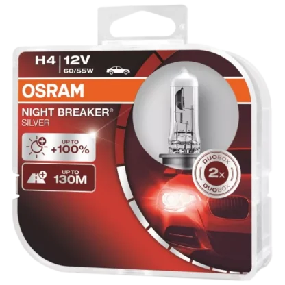 Комплект галогенных ламп OSRAM H7 NIGHT BREAKER SILVER