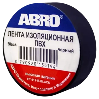 Изолента Abro (19 мм × 18.2 м) черный