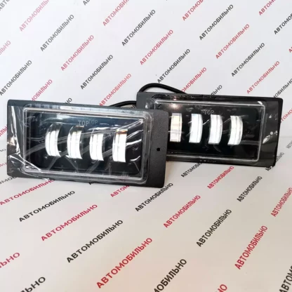 Фары светодиодные противотуманные LED 40W LADA 2110-2115 174×84 мм