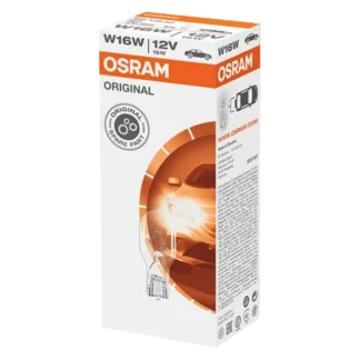 Лампа вспомогательного освещения OSRAM W16W 12V 16W