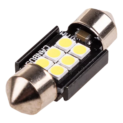 Лампочка светодиодная SKYWAY CAN BUS T11 (C5W) 12V 6 SMD 1-конт 31 мм Белая