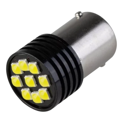 Лампочка светодиодная SKYWAY S25 (P21W) 12V 9 SMD BA15s 1-конт Белая