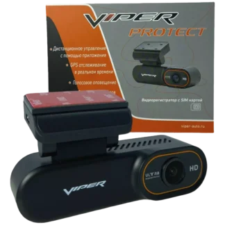 Видеорегистратор Full HD с GPS и SIM Viper Protect