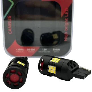 Лампочка светодиодная Viper Led Light WY21W (W3X16D) 3020 24SMD Canbus