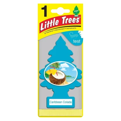 Ароматизатор ёлочка LITTLE TREES Карибский коктейль (Caribbean Colada)