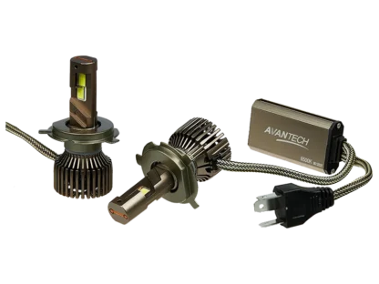 Комплект LED ламп головного света Avantech LED H4 75W