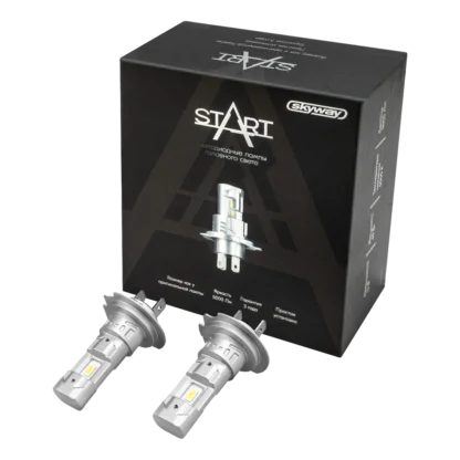 Комплект LED ламп головного света SKYWAY START H7 PX26d 12V 40W 6000К