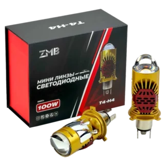 Комплект mini линз t4 H4 55W, 12-24V 6000K