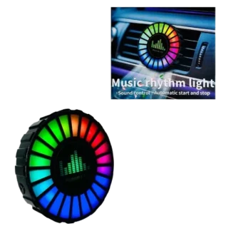 Автомобильный ароматизатор в дефлектор Music rhythm light YL-22/ M-8 светомузык