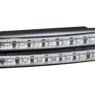 Ходовые огни SKYWAY 12V 8 диодов Safety (~155×40×15 мм)