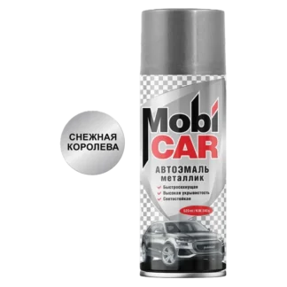 Аэрозольная автоэмаль Mobicar металлик 520 мл 690 снежная королева 0502-690 MC